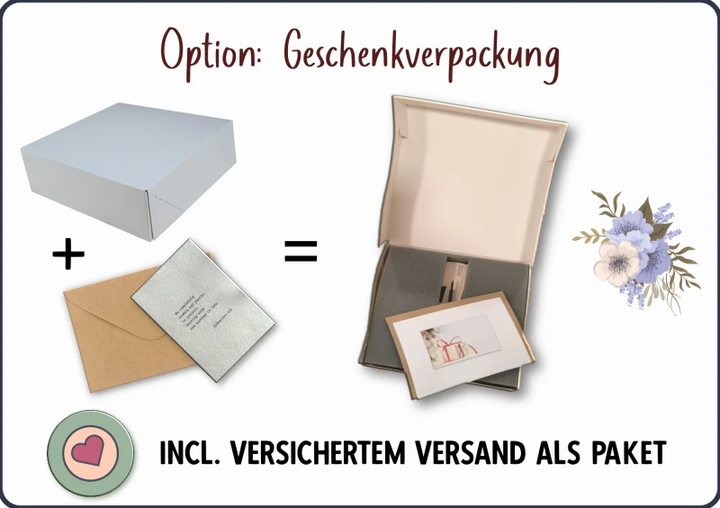 Zusatzoption "Geschenkverpackung"