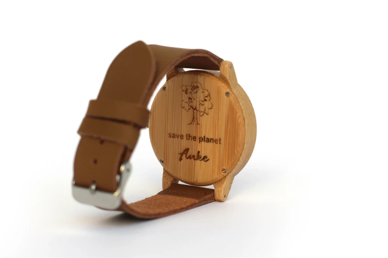 Armbanduhr Holz mit Gravur