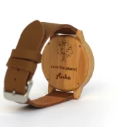 Armbanduhr Holz mit Gravur