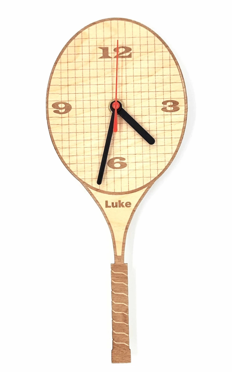 Wanduhr "Tennis" personalisiert