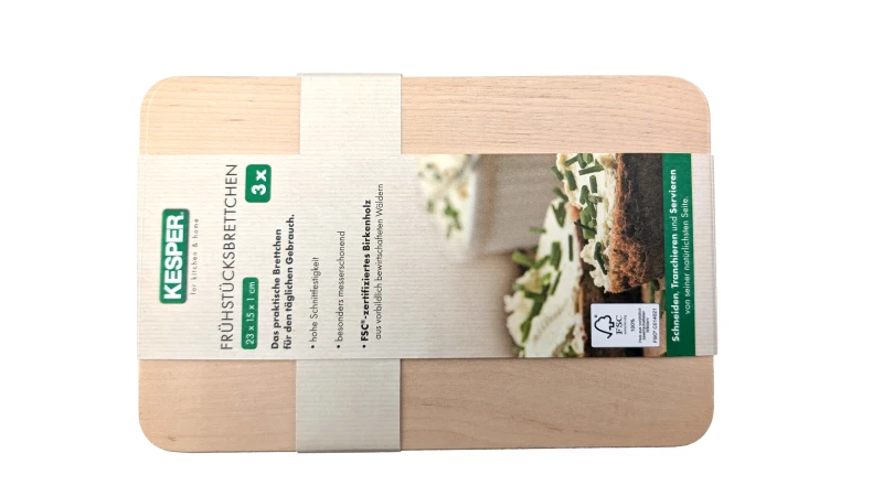 Kesper Frühstücksbrettchen mit eigenem Motiv